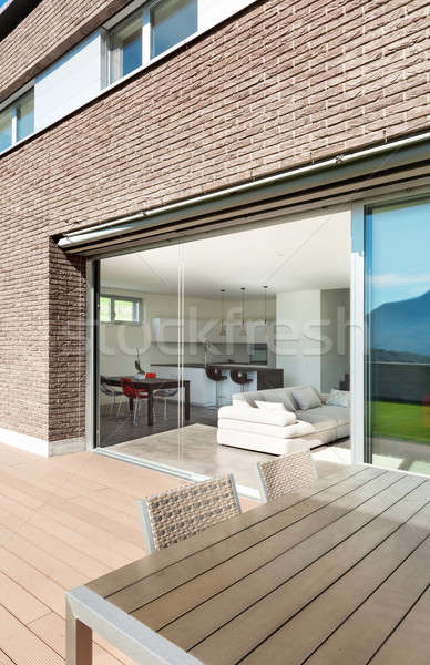 Architecture, modern house, outdoor Stock photo © alexandre_zveiger