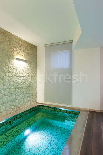 Interior cada cu hidromasaj detaliu modern hotel spa Imagine de stoc © alexandre_zveiger