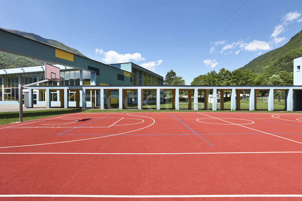 public school, exterior architecture Stock photo © alexandre_zveiger