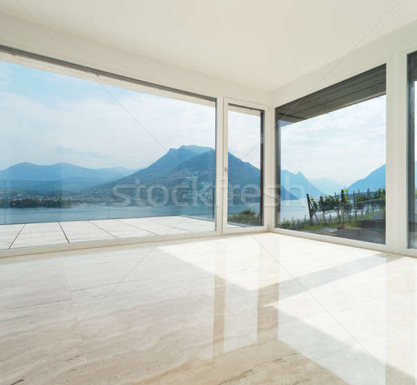 Belo penthouse vazio sala de estar interior moderno Foto stock © alexandre_zveiger