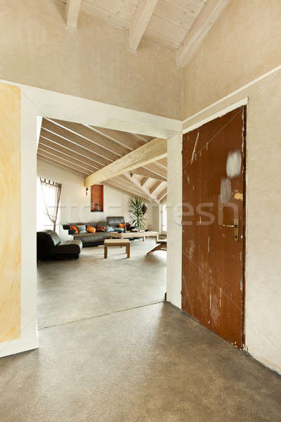 Intérieur nouvelle grenier vue minable salle Photo stock © alexandre_zveiger