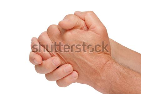 Hands in a position of praying Stock photo © alexandrenunes