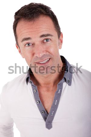 Portrait of a handsome middle-age man Stock photo © alexandrenunes
