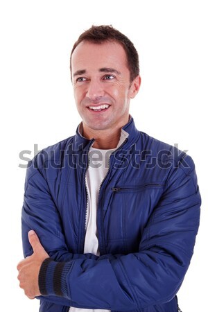Portrait of a handsome middle-age man, with arms crossed Stock photo © alexandrenunes
