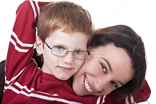 happy woman and Kid Stock photo © alexandrenunes