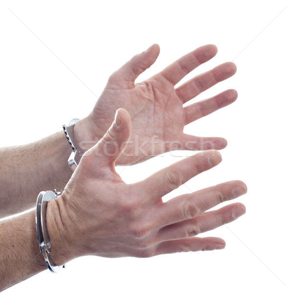 Hands and handcuffs Stock photo © alexandrenunes