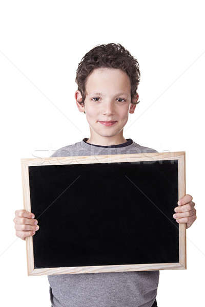 Kid Holding a black Board Stock photo © alexandrenunes