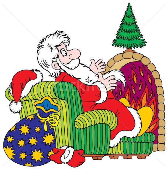 Santa Claus Stock photo © AlexBannykh