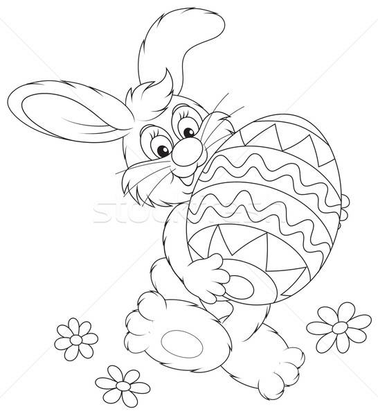 Stockfoto: Easter · Bunny · grappig · konijn · vriendelijk · glimlachend