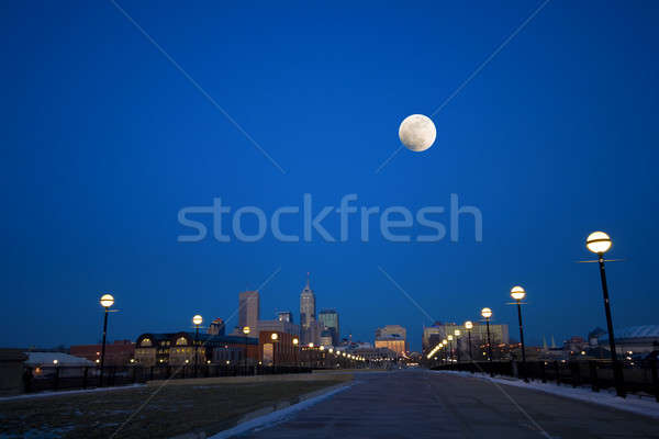 Night city Stock photo © alexeys