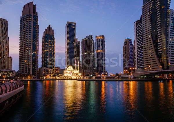 Mosque in Dubai Marina Stock photo © alexeys