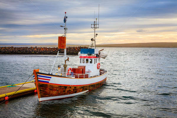 Icelandic fishing boat Stock photo © alexeys