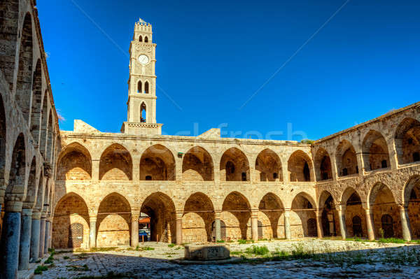 Akko landmark - Han El-Umdan Stock photo © alexeys