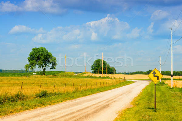 Stock photo: Country road