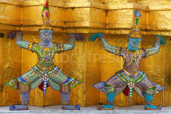 Mythique démon temple roi palais Bangkok [[stock_photo]] © alexeys