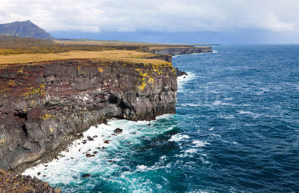 [[stock_photo]]: Côte · ciel · eau · nuages · paysage · mer