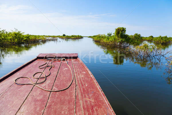 Traveling through Tonle Sap Lake Stock photo © alexeys