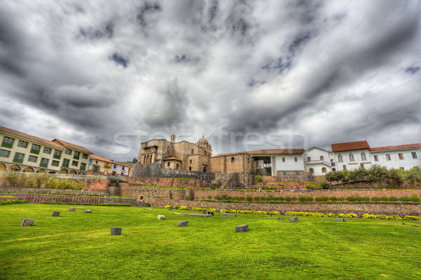 Biserică Peru construi top Imagine de stoc © alexeys