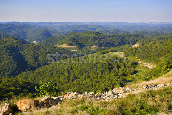 Kentucky alto punto vista montanas cielo Foto stock © alexeys