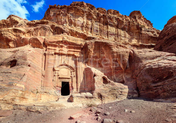 Tombs of Petra Stock photo © alexeys