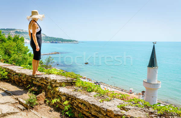 Black Sea coast in Balchik Stock photo © alexeys