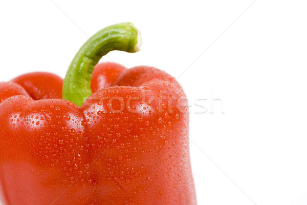 Red bell pepper Stock photo © alexeys