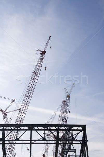 строительство новых промышленных здании строительная площадка Сток-фото © alexeys