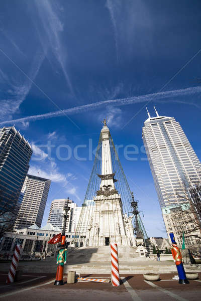 Kółko widoku niebo miasta ulicy Zdjęcia stock © alexeys