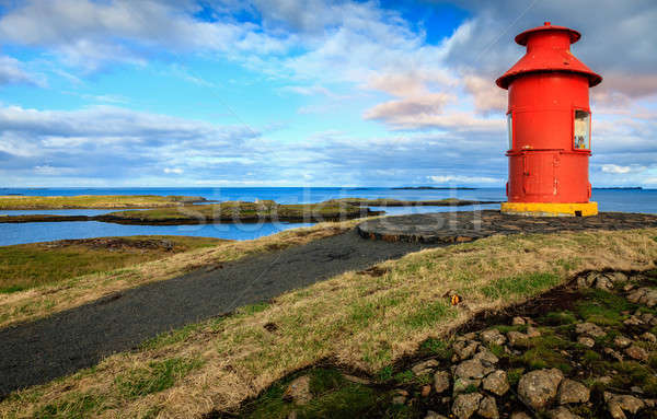 Red lighthouse Stock photo © alexeys