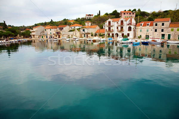 Croatian village Stock photo © alexeys