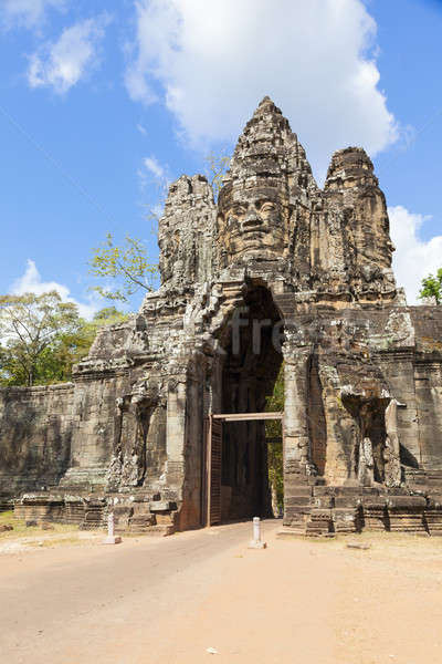 South Gate to Angkor Thom Stock photo © alexeys