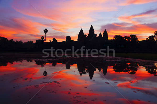 Angkor Wat sunrise Stock photo © alexeys