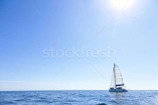 Open sea sailing Stock photo © alexeys
