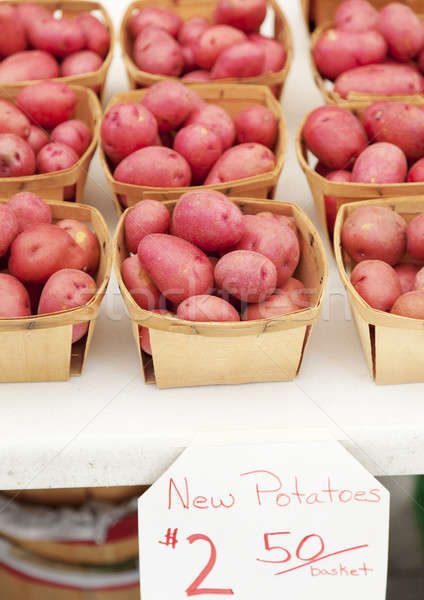 Red potatoes Stock photo © alexeys