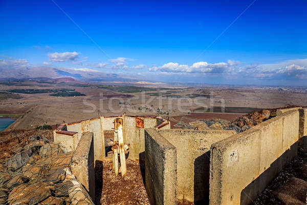 Fortifications on Mount Bental Stock photo © alexeys
