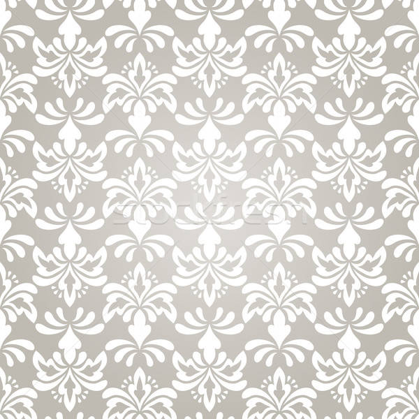 Stock photo: Vector Seamless Vintage Wallpaper Pattern