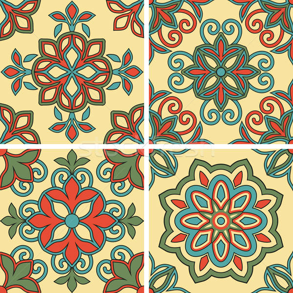 Vector Seamless Tile Patterns Stock photo © alexmakarova