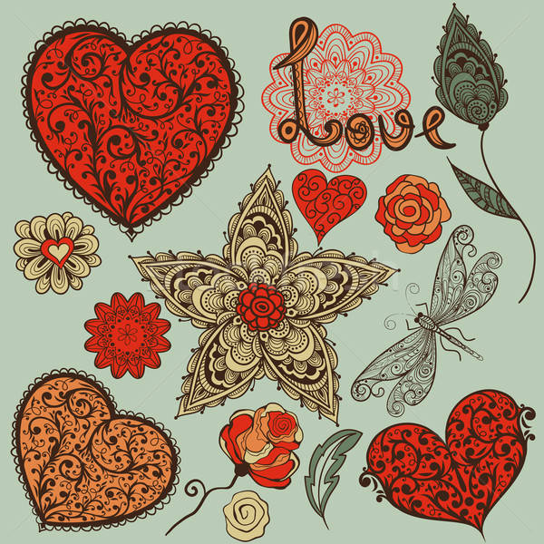 Stock photo: Vector Valentine's Day Design Elements