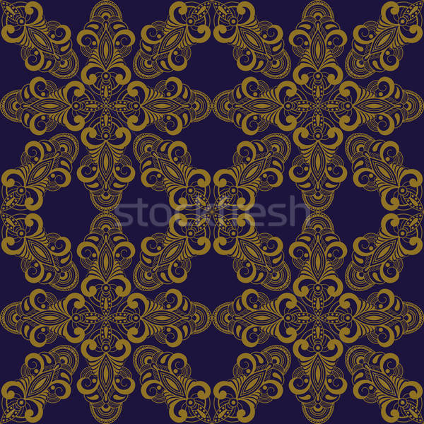 vector seamless pattern in eastern style Stock photo © alexmakarova