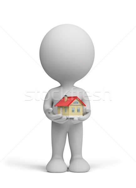 House in human hands  Stock photo © AlexMas