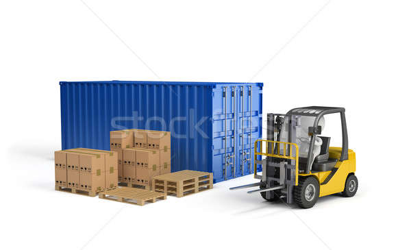 Freight transportation Stock photo © AlexMas