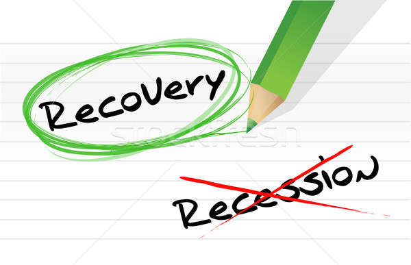 recession versus recovery selection Stock photo © alexmillos