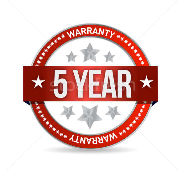 five year warranty seal illustration design Stock photo © alexmillos
