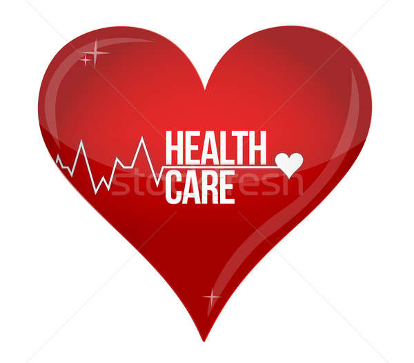 Health care heart concept illustration design  Stock photo © alexmillos