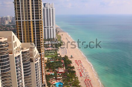 Sunny Isles Beach Miami. Ocean front residences.  Stock photo © alexmillos