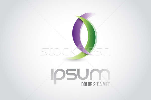 shapes symbol illustration design over white Stock photo © alexmillos