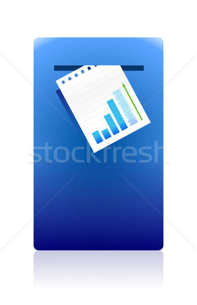 mailing business documents concept illustration design Stock photo © alexmillos
