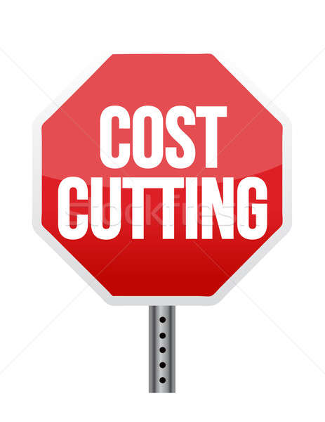 Cost cutting illustration design Stock photo © alexmillos