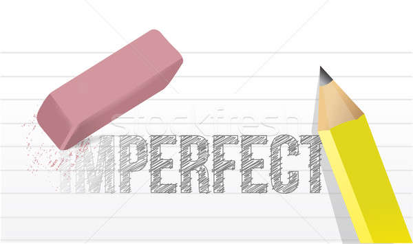 Converting imperfect to perfect concept  Stock photo © alexmillos