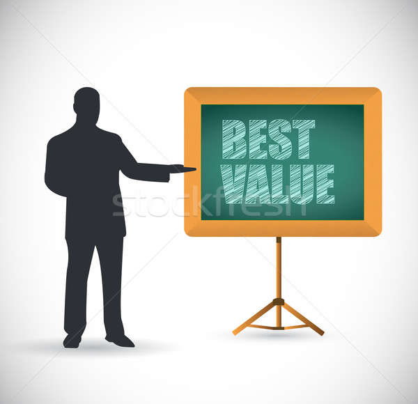 Best value presentation concept illustration Stock photo © alexmillos